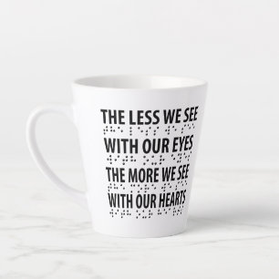 Tasse Latte Moins On Voit Avec Nos Yeux - Éclaircissement Bra