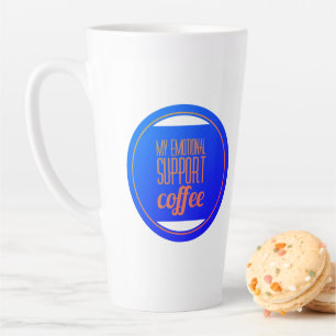 Tasse Latte Mon café de soutien émotionnel