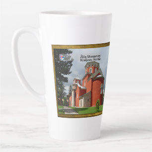 Tasse Latte MONASTÈRES SERBES - Monastère de Žiča orthodoxe