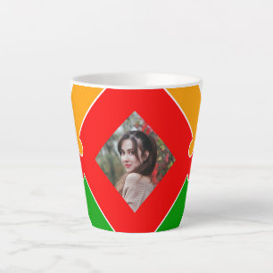 Tasse Latte Monogramme lettre X Puzzle