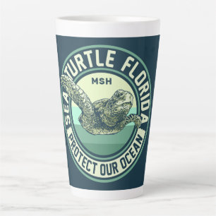 Tasse Latte Monogramme personnalisé Protection contre les tort