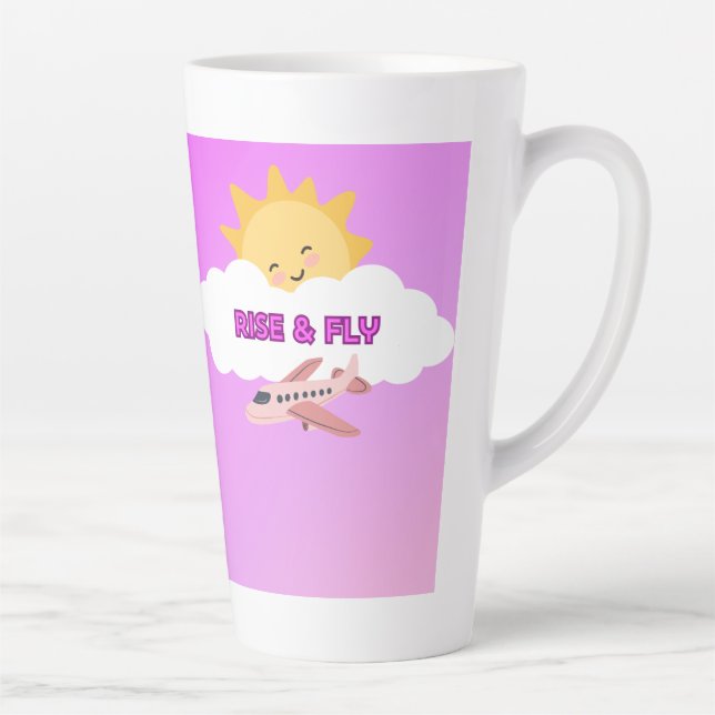 Tasse Latte Monter et voler la boule (Droite)