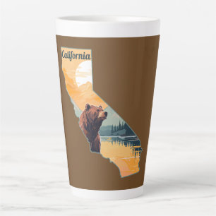 Tasse Latte Monts Ours de Californie