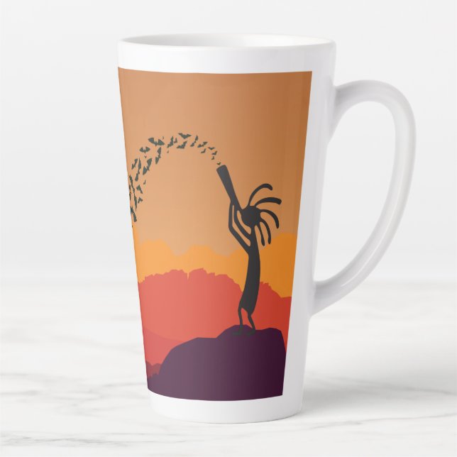 Tasse Latte Moon Kokopelli (Droite)