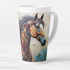 Tasse Latte Mosaic Bay Horse