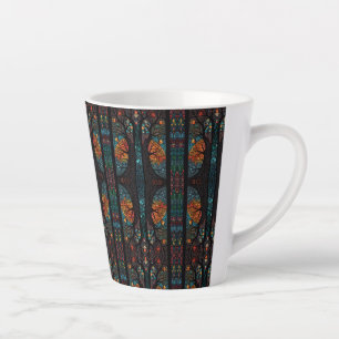 Tasse Latte Mosaïque motif verre tendu