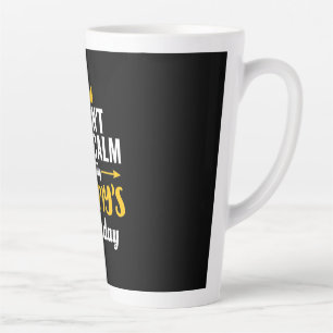Tasse Latte Mother Art   C'est l'anniversaire de ma maman