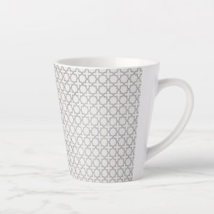 Tasse Latte Motif géométrique beige islamique