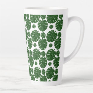Tasse Latte Motif Monstera