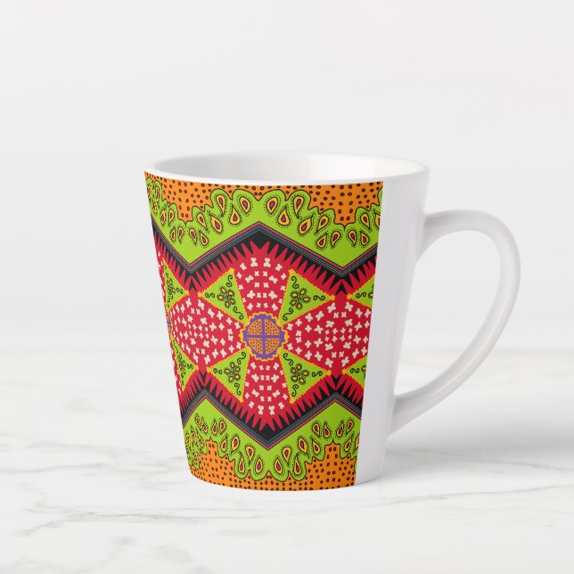Tasse Latte motif zigzag (Droite)