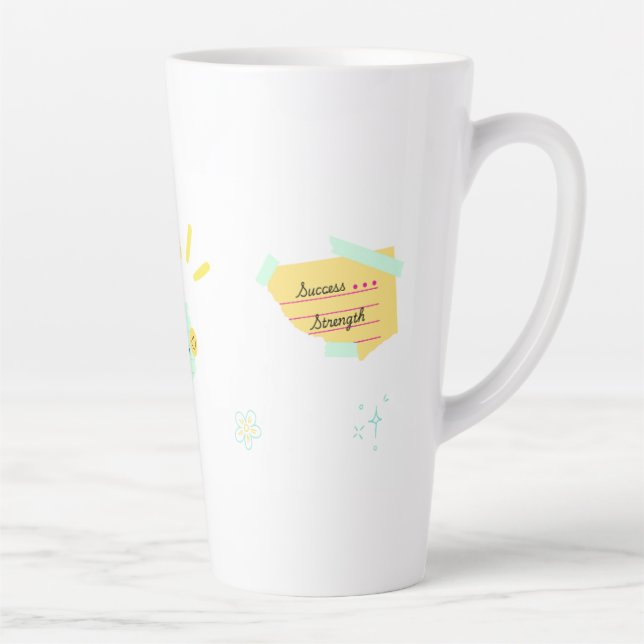 Tasse Latte Motivation and positive vibes (Droite)