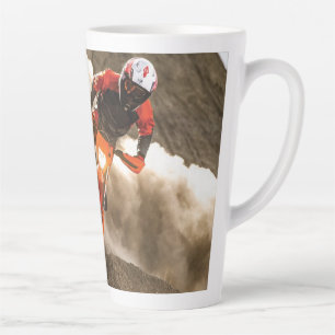 Tasse Latte Motocross Rider