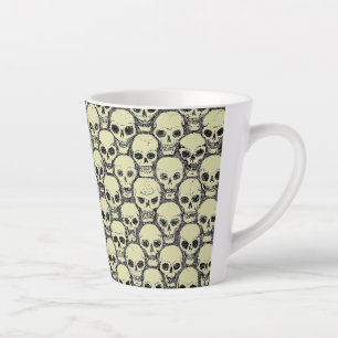 Tasse Latte Mur des crânes