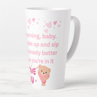 Tasse Latte Musique