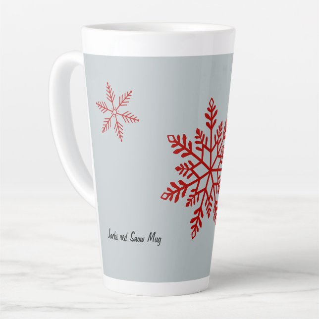 Tasse Latte Musique à neige (Angle gauche)