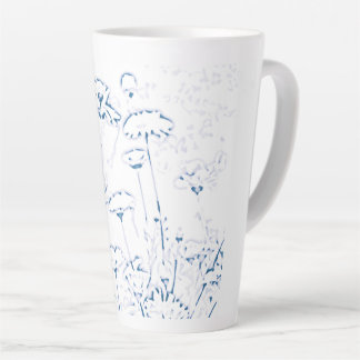 Tasse Latte Musique bleue Marigold Latte
