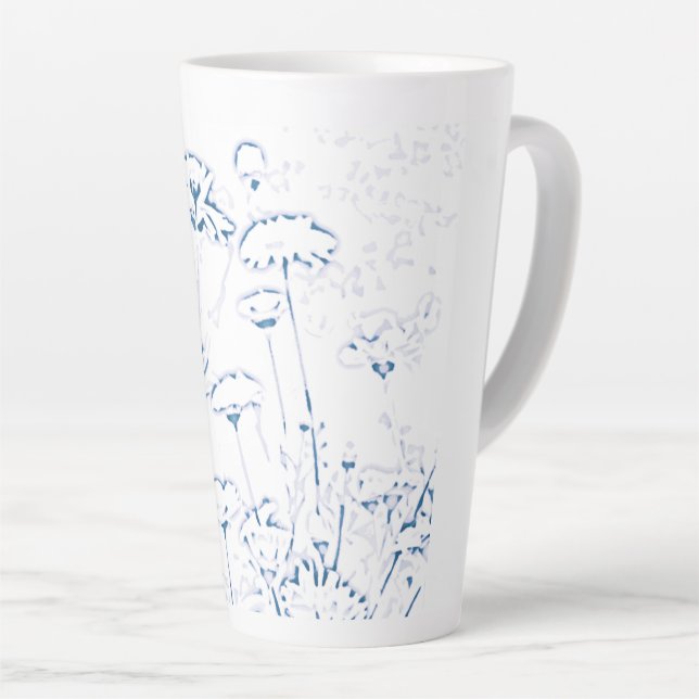 Tasse Latte Musique bleue Marigold Latte (Angle droit)