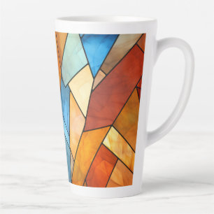 Tasse Latte Musique café mosaïque