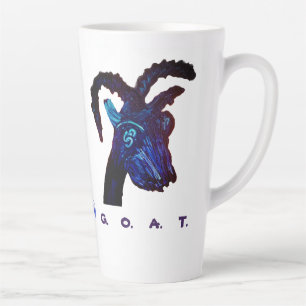 Tasse Latte Musique de la tête de chèvre