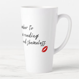 Tasse Latte Musique de lecteur de romance
