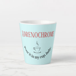 Tasse Latte Musique latte adrénochrome