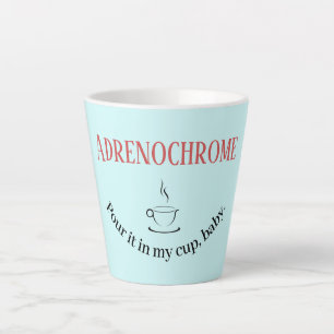 Tasse Latte Musique latte adrénochrome
