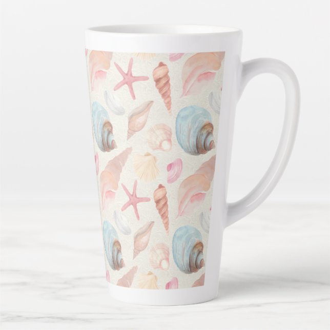 Tasse Latte Musique Sea Shells (Droite)