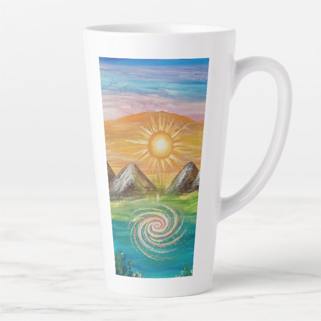 Tasse Latte Nature energy vortex  (Droite)