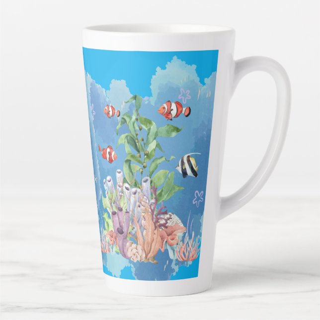 Tasse Latte nature océanique (Droite)