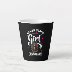 Tasse Latte Never a between a girl and her newfoundland