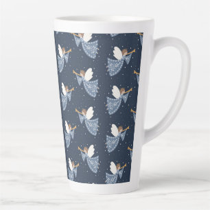 Tasse Latte Noël Angel Paix sur Terre Fête de Noël