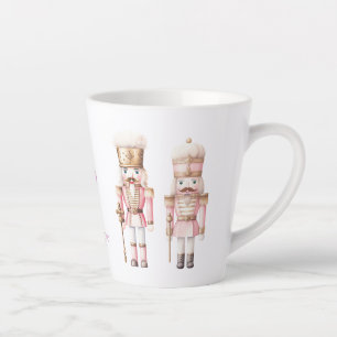 Tasse Latte Noël Casse-Noisette Rose