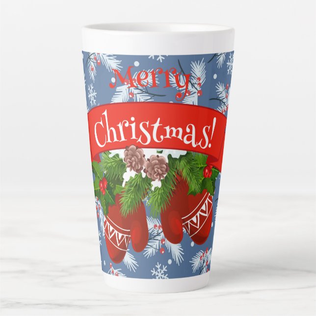 Tasse Latte Noël Mittens (Devant)