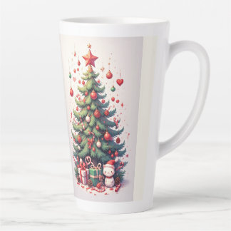 Tasse Latte Noël, Nouvel An, Père Noël