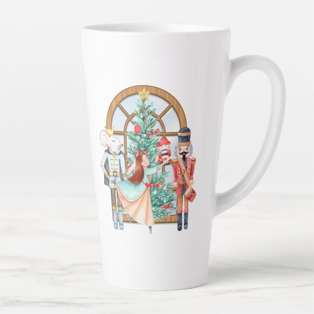 Tasse Latte Noisette de Noël Ballerina Mouse King (Droite)