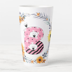 Tasse Latte Nom Alphabet "B"