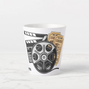 Tasse Latte Nom et couleur personnalisés