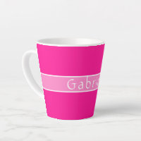 Nom personnalisé Rose chaud