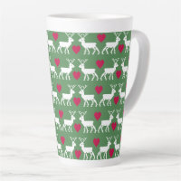 Nordic Reindeer & Hearts Motif