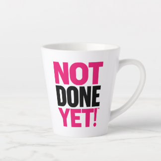 Tasse Latte Note Terminée