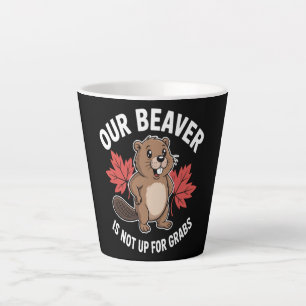 Tasse Latte Notre castor n'est pas à saisir