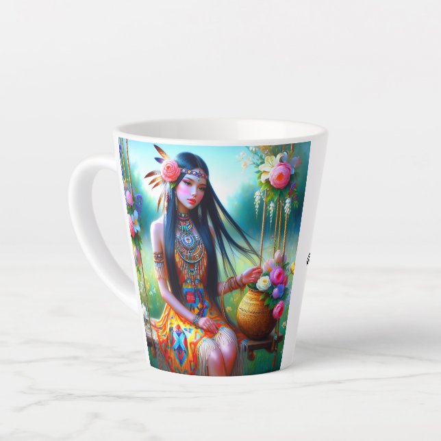 Tasse Latte Nourri par l'amour : une coupe de confort (Angle gauche)
