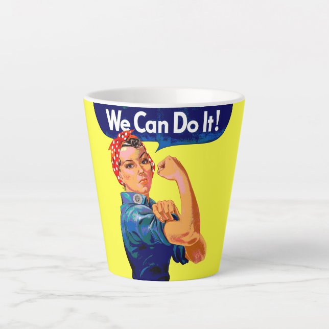 Tasse Latte Nous Pouvons Le Faire - Motivation Pop Art (Devant)