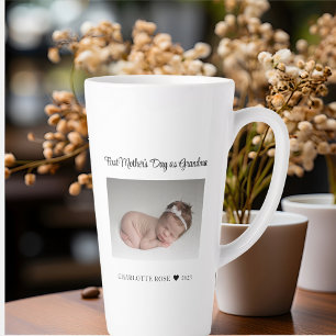 Tasse Latte Nouveau grand-mère Premier jour des mères Nouveau 