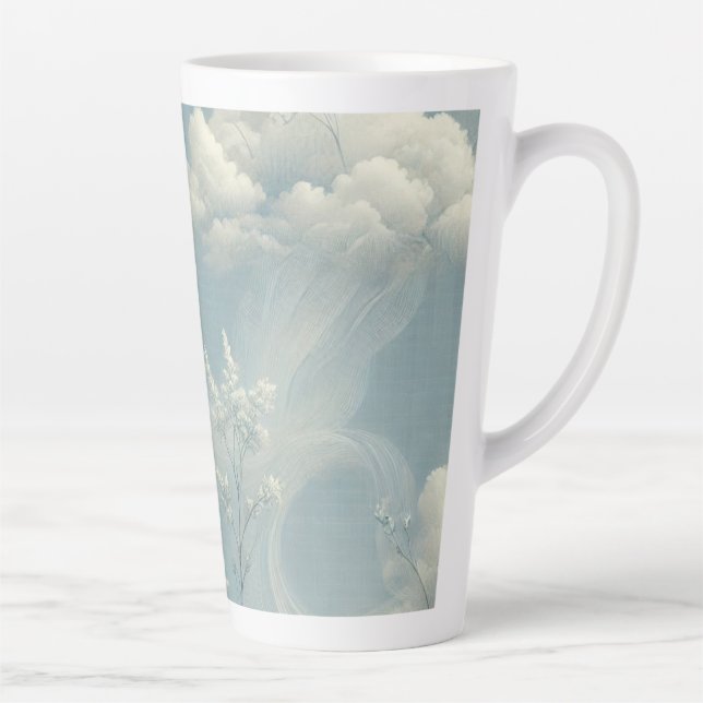 Tasse Latte Nuages éthérés (Droite)