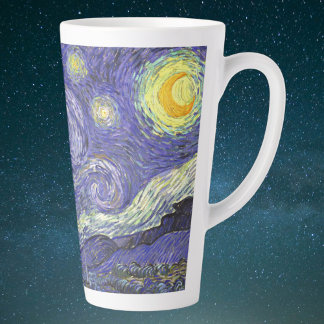 Tasse Latte Nuit étoilée par Vincent van Gogh