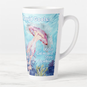 Tasse Latte Objectifs du calmar