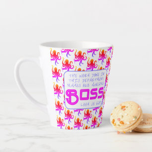 Tasse Latte Octopus Superbe Patron Dit Musique Cadeau