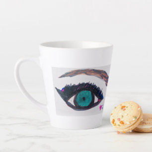 Tasse Latte Oeil <3 U Musique