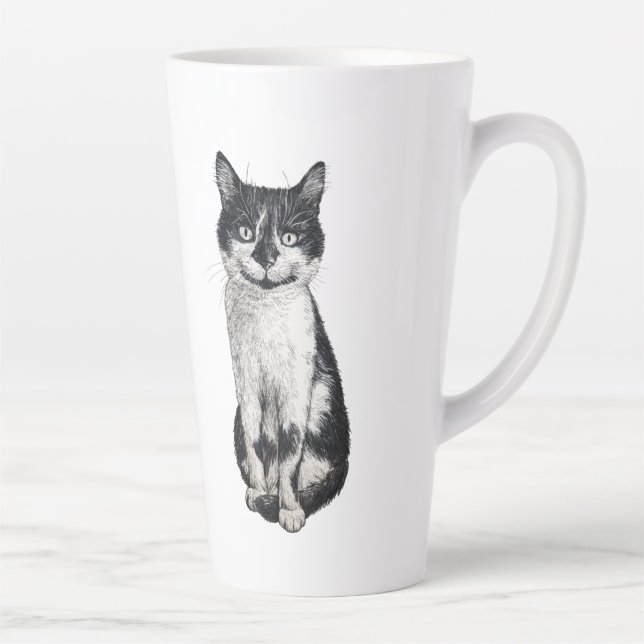 Tasse Latte Ogie le chat (Droite)